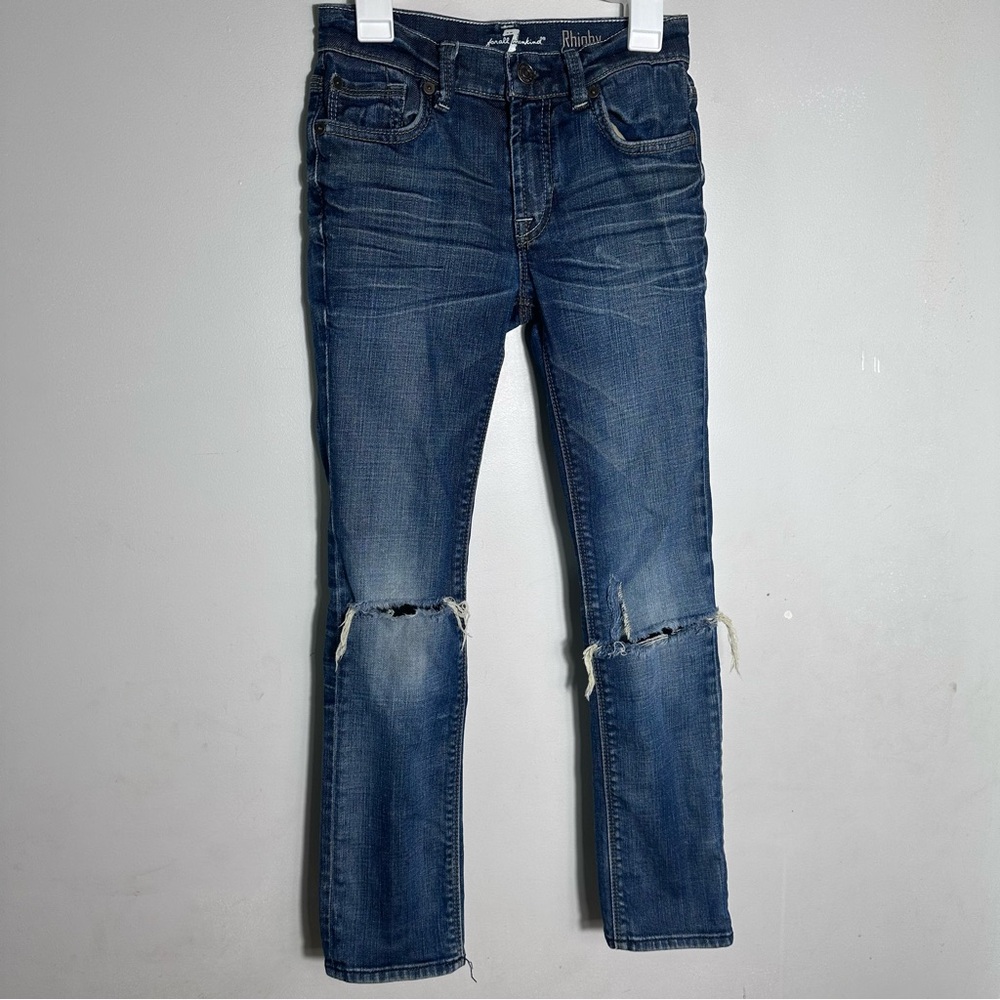 7 For All Mankind Distressed Blue Kids Jeans